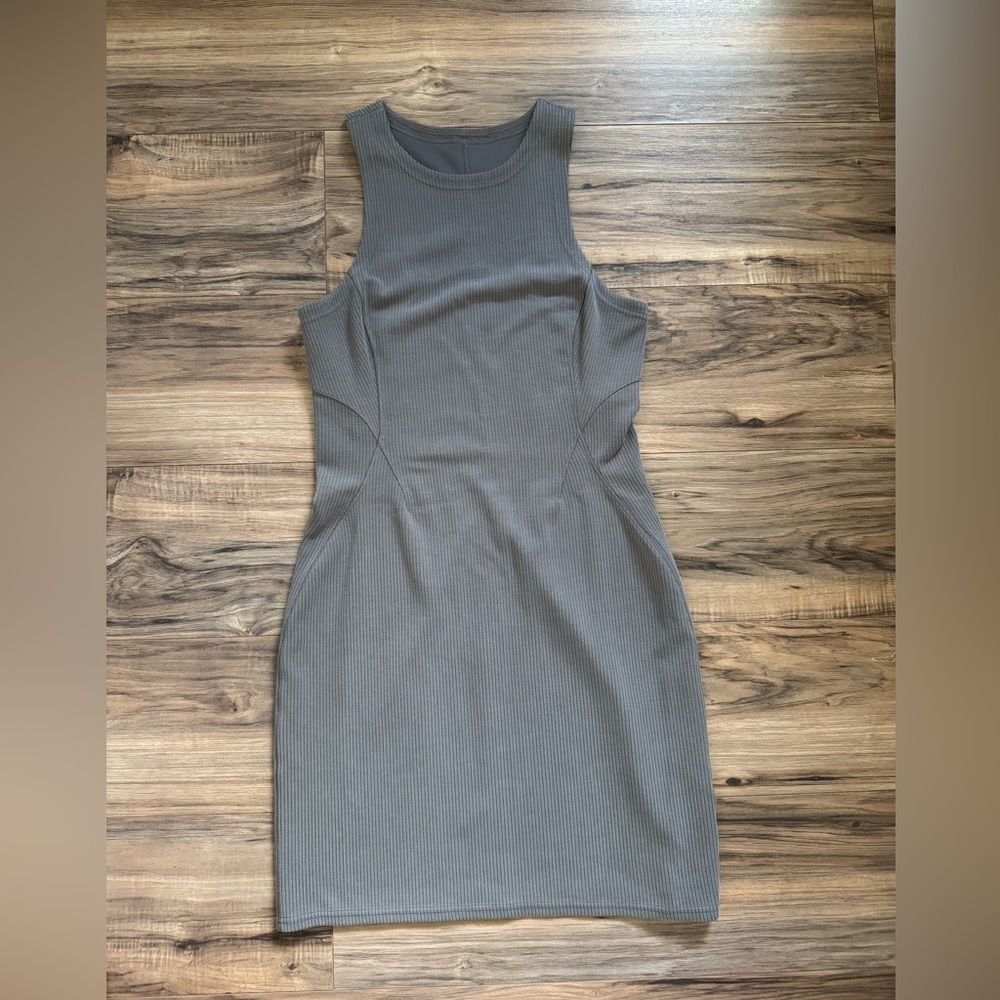Lululemon Ribbed Softstreme Slim-Fit Tank Dress Size 8
